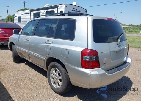 2005 Toyota Highlander V6 из США, поврежденный, VIN JTEGP21A450063635